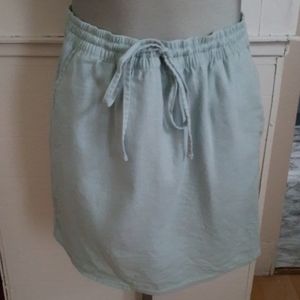 Forever 21 Contemporary Chambray Skirt